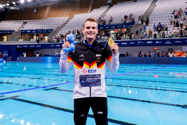 France, Paris, Centre Aquatique Olympique Metropole du Grand Paris, August 5, 2026, European Aquatics Championships – Artistic Swimming, Day 6, Men’s 3-meter Springboard Final, Moritz Wesemann of Germany, Photo by Eibner Pressefoto Tino Henschel European Aquatics Championships Artistic Swimming, Day 6, Men’s 3-meter Springboard Final, Paris Copyright: xEibnerxPressefotox