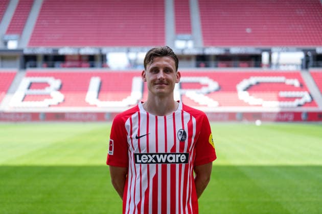 Maximilian Eggestein, SC Freiburg, 08 SC Freiburg 1 BL, Bundesliga, Photo Shoot 2026 2027, Freiburg, Europa-Park Stadium, Baden-Württemberg, Germany Copyright: AA_STEINSIEK.CH