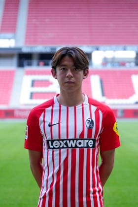 Rihito Yamamoto, SC Freiburg, 20 SC Freiburg 1 BL, Bundesliga, Photo Shoot 2026 2027, Freiburg, Europa-Park Stadium, Baden-Württemberg, Germany Copyright: AA_STEINSIEK.CH