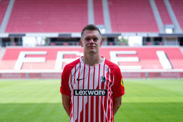Matthias Ginter, SC Freiburg, 28, SC Freiburg, 1st Bundesliga, Bundesliga, Photo Shoot 2026 2027, Freiburg, Europa-Park Stadium, Baden-Württemberg, Germany Copyright: AA_STEINSIEK.CH