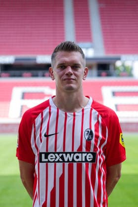 Matthias Ginter, SC Freiburg, 28, SC Freiburg, 1st Bundesliga, Bundesliga, Photo Shoot 2026 2027, Freiburg, Europa-Park Stadium, Baden-Württemberg, Germany Copyright: AA_STEINSIEK.CH