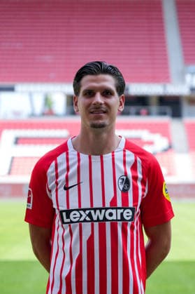 Igor Matanovic, SC Freiburg, 31, SC Freiburg 1, Bundesliga, Profile Session 2026–2027, Freiburg, Europa-Park Stadium, Baden-Württemberg, Germany Copyright: AA_STEINSIEK.CH