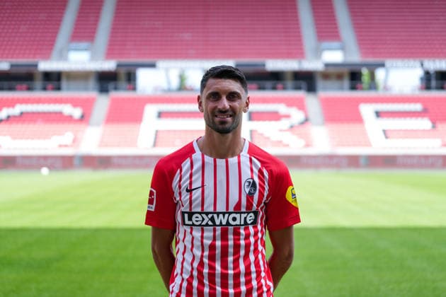 Vincenzo Grifo, SC Freiburg, 32, SC Freiburg 1, Bundesliga, Profile Session 2026–2027, Freiburg, Europa-Park Stadium, Baden-Württemberg, Germany Copyright: AA_STEINSIEK.CH
