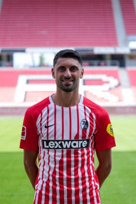 Vincenzo Grifo, SC Freiburg, 32, SC Freiburg 1, Bundesliga, Profile Session 2026–2027, Freiburg, Europa-Park Stadium, Baden-Württemberg, Germany Copyright: AA_STEINSIEK.CH