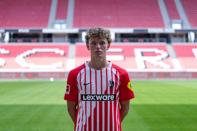Rouven Tarnutzer, SC Freiburg, 39, SC Freiburg 1, Bundesliga, Profile Session 2026–2027, Freiburg, Europa-Park Stadium, Baden-Württemberg, Germany Copyright: AA_STEINSIEK.CH