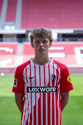 Rouven Tarnutzer, SC Freiburg, 39, SC Freiburg 1, Bundesliga, Profile Session 2026–2027, Freiburg, Europa-Park Stadium, Baden-Württemberg, Germany Copyright: AA_STEINSIEK.CH