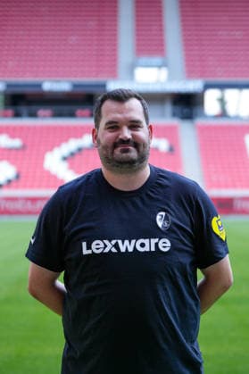 Max Beckmann, SC Freiburg; Equipment Manager, SC Freiburg 1st Division; Bundesliga; Photo Shoot 2026–2027; Freiburg; Europa-Park Stadium; Baden-Württemberg; Germany Copyright: AA_STEINSIEK.CH