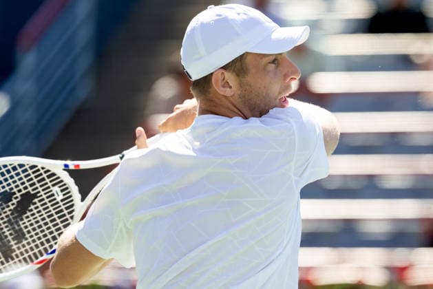 August 5, 2026, Montreal, Quebec, Canada: TALLON GRIEKSPOOR from Nederlands forehand in match against Alexander Zverev (1) from Germany in second round at Canadian Open at IGA stadium in Montreal, Quebec, Canada on 2026-08-05 Montreal Canada - ZUMAl189 20260805_zsp_l189_068 Copyright: xYannickxLegarex