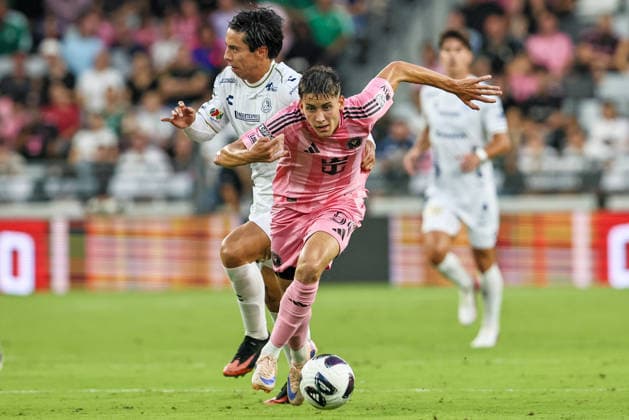 August 5, 2026, Miami, Florida, USA: DANIEL PINTER (56) of Inter Miami CF controls a ball during a Leagues Cup 2026 soccer match between Inter Miami CF and Atletico de San Luis Miami USA - ZUMAa257 20260805_zsp_a257_004 Copyright: xChrisxArjoonx