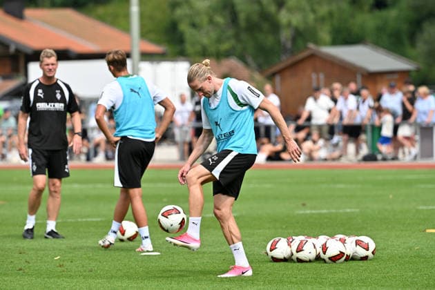 August 6, 2026 Rottach Egern Soccer, Men s, 2026–2027 Season, Training Camp Borussia Mönchengladbach David Herold Gladbach DFL regulations prohibit any use of photographs as image sequences and or quasi-video Am Birkenmoos Stadium Bavaria, Germany