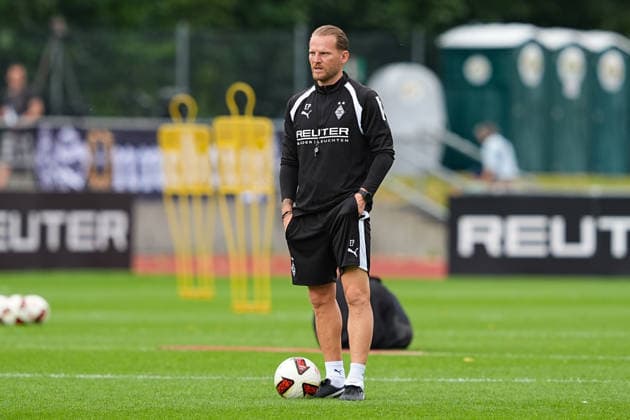 August 6, 2026, xydrx, soccer, training camp, Borussia Mönchengladbach, 2026–2027 season, Stadion am Birkenmoos, Eugen Polanski, head coach of Borussia Mönchengladbach. DFB regulations prohibit any use of photographs as image sequences and or quasi-video. Copyright: HMBxMedia YannisxDreimann