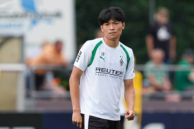 August 6, 2026, xydrx, soccer, training camp, Borussia Mönchengladbach, 2026–2027 season, Stadion am Birkenmoos, Shuto Machino, Borussia Mönchengladbach, 18. DFB regulations prohibit any use of photographs as image sequences and or quasi-video. Copyright: HMBxMedia YannisxDreimann