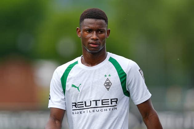 August 6, 2026, xydrx, soccer, training camp, Borussia Mönchengladbach, 2026–2027 season, Birkenmoos Stadium, Iaia Manco Danfa, Borussia Mönchengladbach, 39. DFB regulations prohibit any use of photographs as image sequences and or quasi-video. Copyright: HMBxMedia YannisxDreimann