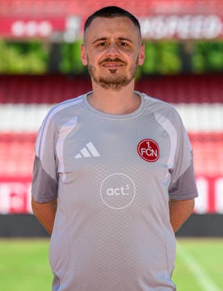 August 4, 2026 1 FC Nuremberg FCN Club Women s Team 1 Women s Soccer Bundesliga (BL) 2026–2027 Season Photo Shoot Portrait Session Introduction Presentation Press Conference xwoxzix Single Image Individual Photo Portrait Headshot Alan Niksic Coach 1 FC Nuremberg FCN