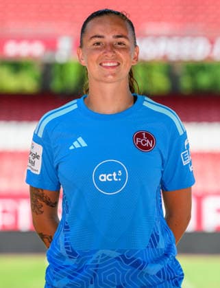 August 4, 2026 1 FC Nürnberg FCN Club Women s Team Women s Soccer Bundesliga (BL) 2026–2027 Season Photo Shoot Portrait Session Introduction Presentation Press Event xwoxzix Single Image Individual Photo Portrait Headshot Lourdes Carmen Romero GrzGoal 1, 1 FC Nuremberg FCN