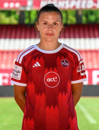 August 4, 2026 1 FC Nürnberg FCN Club Women s Team Women s Soccer Bundesliga (BL) 2026–2027 Season Photo Shoot Portrait Session Introduction Presentation Press Event xwoxzix Single Image Individual Photo Portrait Headshot Alexsandra Lobanova 4, 1 FC Nuremberg FCN