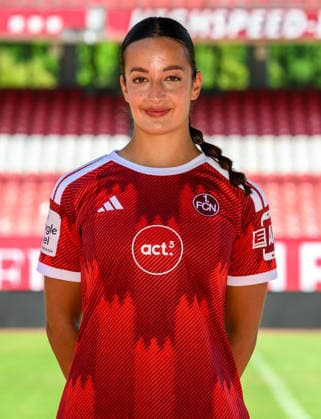August 4, 2026 1 FC Nuremberg FCN Club Women s Team Women s Soccer Bundesliga (BL) 2026–2027 Season Photo Shoot Portrait Session Introduction Presentation Press Event xwoxzix Single Image Individual Photo Portrait Headshot Selma Licina 7, 1 FC Nuremberg FCN