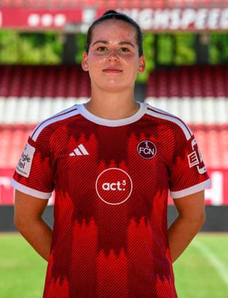 August 4, 2026 1 FC Nürnberg FCN Club Women s Team Women s Soccer Bundesliga (BL) 2026–2027 Season Photo Shoot Portrait Session Introduction Presentation Press Event xwoxzix Single Image Individual Photo Portrait Headshot Jonna Brengel 10, 1 FC Nuremberg FCN