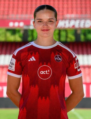 August 4, 2026 1 FC Nürnberg FCN Club Women s Team Women s Soccer Bundesliga (BL) 2026–2027 Season Photo Shoot Portrait Session Introduction Presentation Press Event xwoxzix Single Image Individual Photo Portrait Headshot Marlene Lindner 14, 1 FC Nuremberg FCN