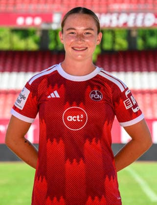 August 4, 2026 1 FC Nürnberg FCN Club Women s Team Women s Soccer Bundesliga (BL) 2026–2027 Season Photo Shoot Portrait Session Introduction Presentation Press Event xwoxzix Single Image Individual Photo Portrait Headshot Zuzanna Grzywinska 16, 1 FC Nuremberg FCN