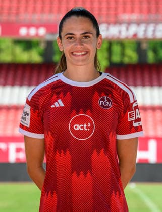 August 4, 2026 1 FC Nuremberg FCN Club Women s Team 1 Women s Soccer Bundesliga (BL) 2026–2027 Season Photo Shoot Portrait Session Introduction Presentation Press Event xwoxzix Single Image Individual Photo Portrait Headshot Marie Bleil 17, 1 FC Nuremberg FCN