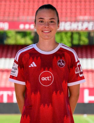 August 4, 2026 1 FC Nuremberg FCN Club Women s Team Women s Soccer Bundesliga (BL) 2026–2027 Season Photo Shoot Portrait Session Introduction Presentation Press Event xwoxzix Single Image Individual Photo Portrait Headshot Julia Pollak, 22, 1 FC Nuremberg FCN