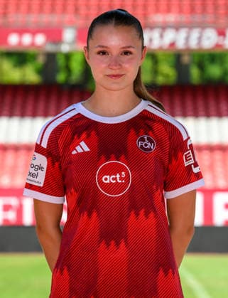 August 4, 2026 1 FC Nürnberg FCN Club Women s Team Women s Soccer Bundesliga (BL) 2026–2027 Season Photo Shoot Portrait Session Introduction Presentation Press Conference xwoxzix Single Image Individual Photo Portrait Headshot Hanna Deuber 29, 1 FC Nuremberg FCN