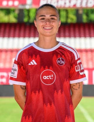 August 4, 2026 1 FC Nuremberg FCN Club Women s Team Women s Soccer Bundesliga (BL) 2026–2027 Season Photo Shoot Portrait Session Introduction Presentation Press Event xwoxzix Single Image Individual Photo Portrait Headshot Louna Lapassouse 99, 1 FC Nuremberg FCN