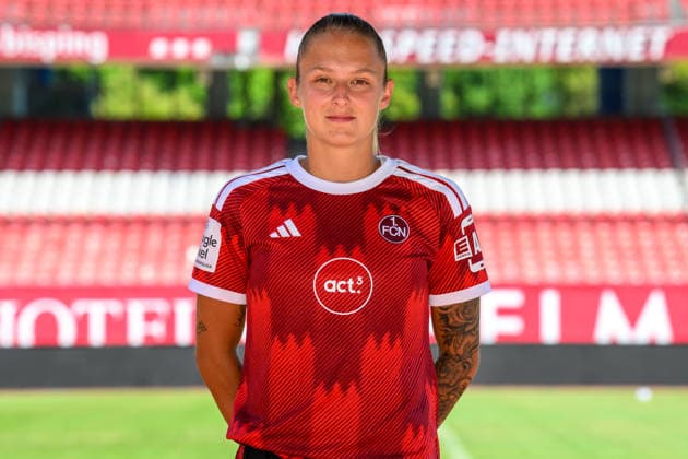 August 4, 2026 1 FC Nuremberg FCN Club Women s Team Women s Soccer Bundesliga (BL) 2026–2027 Season Photo Shoot Portrait Session Introduction Presentation Press Event xwoxzix Single Image Single Photo Portrait Headshot Fany Proniez 3, 1 FC Nuremberg FCN
