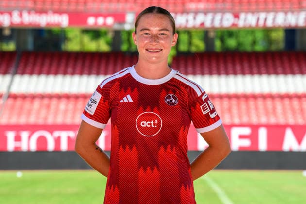 August 4, 2026 1 FC Nürnberg FCN Club Women s Team Women s Soccer Bundesliga (BL) 2026–2027 Season Photo Shoot Portrait Session Introduction Presentation Press Event xwoxzix Single Image Individual Photo Portrait Headshot Zuzanna Grzywinska 16, 1 FC Nuremberg FCN