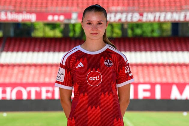 August 4, 2026 1 FC Nuremberg (FCN) Women s Club Women s Soccer Bundesliga (BL) 2026–2027 Season Photo Shoot Portrait Session Introduction Presentation Press Conference xwoxzix Single Image Individual Photo Portrait Headshot Hanna Deuber 29, 1 FC Nuremberg FCN