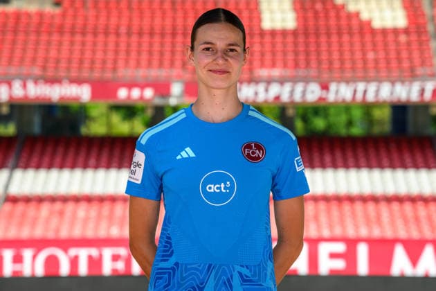 August 4, 2026 1 FC Nürnberg FCN Club Women s Team Women s Soccer Bundesliga (BL) 2026–2027 Season Photo Shoot Portrait Session Introduction Presentation Press Event xwoxzix Single Image Individual Photo Portrait Headshot Sina Tölzel Toelzel 31, 1 FC Nuremberg FCN