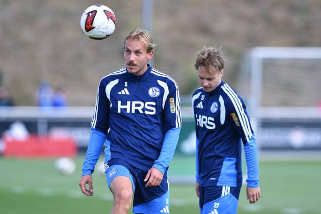 Football, Bundesliga 1, FC Schalke 04, Training