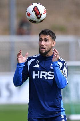 Soccer, Bundesliga 1: FC Schalke 04 training session on August 6, 2026, at the training facility at the Veltins Arena in Gelsenkirchen. Adil Aouchiche, Schalke xRx