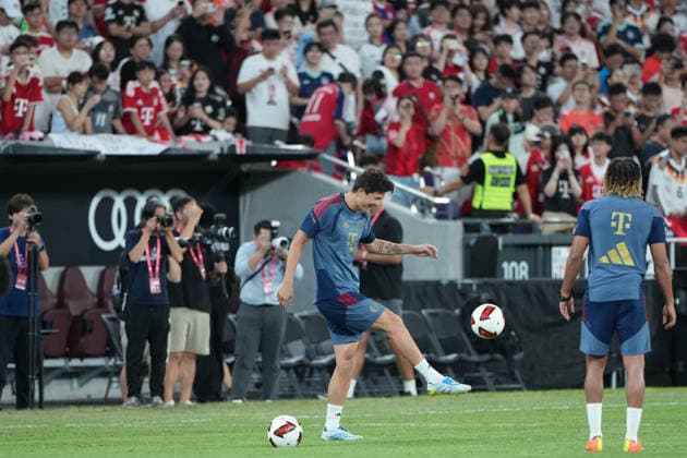 Audi Football Summit 2026 FC Bayern Munich - Open Training Team FC Bayern Munich during a Open Training of Audi Football Summit 2026 on August 6, 2026 in Hong Kong. (Photo by Ellan Mad Nexpher Images) Hong Kong