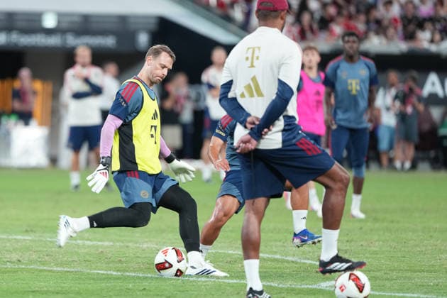 Audi Football Summit 2026: FC Bayern Munich - Open Training Manuel Neuer of FC Bayern Munich during a Open Training of Audi Football Summit 2026 on August 6, 2026 in Hong Kong. (Photo by Ellan Mad Nexpher Images) Hong Kong