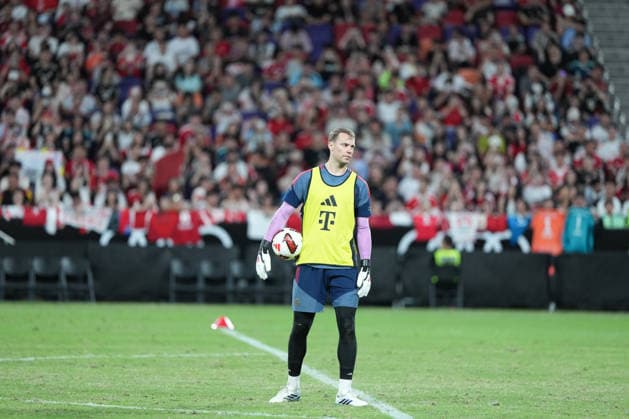 Audi Football Summit 2026: FC Bayern Munich - Open Training Manuel Neuer of FC Bayern Munich during a Open Training of Audi Football Summit 2026 on August 6, 2026 in Hong Kong. (Photo by Ellan Mad Nexpher Images) Hong Kong