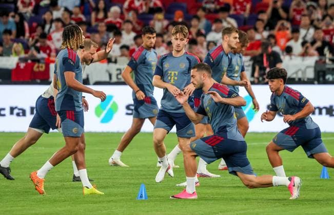 HKG, Arijon Ibrahimovic Bayern Munich 22, FC Bayern Munich training session in Kowloon, Hong Kong on August 6, 2026, 2026–27 season, FC Bayern Munich training session in Kowloon, Hong Kong on August 6, 2026, 2026–27 season, Hong Kong Copyright: xEibner-Pressefotox EP_JNL