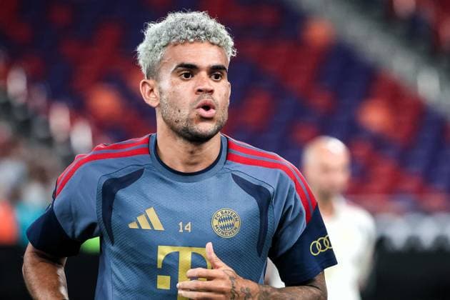 HKG, Luis Diaz, Bayern Munich 14, FC Bayern Munich training session in Kowloon, Hong Kong on August 6, 2026, 2026–27 season, FC Bayern Munich training session in Kowloon, Hong Kong on August 6, 2026, 2026–27 season, Hong Kong Copyright: xEibner-Pressefotox EP_JNL