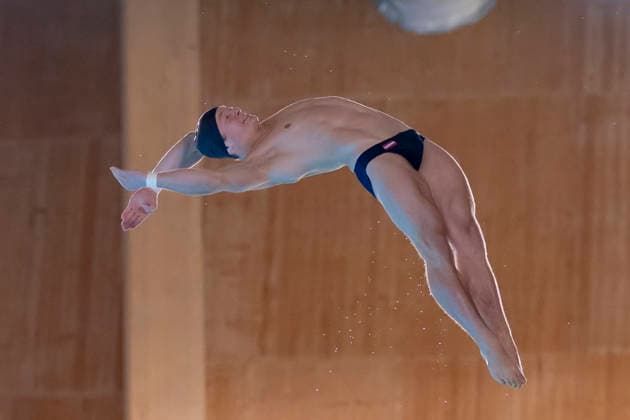 France, Paris, Centre Aquatique Olympique Metropole du Grand Paris, August 6, 2026, European Aquatics Championships – Artistic Swimming, Day 7, Men’s 10m Platform Preliminary, Anton Knoll of Austria, Photo by Eibner Pressefoto Tino Henschel European Aquatics Championships Artistic Swimming, Day 7, Men’s 10m Platform Preliminary, Paris Copyright: xEibnerxPressefotox