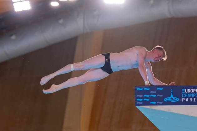 France, Paris, Centre Aquatique Olympique Metropole du Grand Paris, August 6, 2026, European Aquatics Championships – Artistic Swimming, Day 7, Men’s 10m Platform Preliminary, Jaden Eickermann of Germany, Photo by Eibner Pressefoto Tino Henschel European Aquatics Championships Artistic Swimming, Day 7, Men’s 10m Platform Preliminary, Paris Copyright: xEibnerxPressefotox
