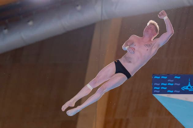 France, Paris, Centre Aquatique Olympique Metropole du Grand Paris, August 6, 2026, European Aquatics Championships – Artistic Swimming, Day 7, Men’s 10m Platform Preliminary, Jaden Eickermann of Germany, Photo by Eibner Pressefoto Tino Henschel European Aquatics Championships Artistic Swimming, Day 7, Men’s 10m Platform Preliminary, Paris Copyright: xEibnerxPressefotox