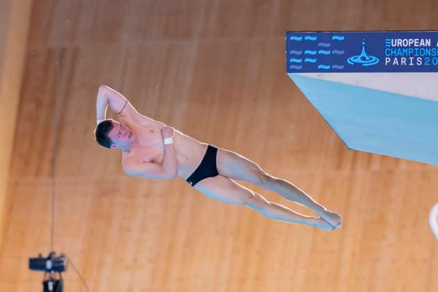 France, Paris, Centre Aquatique Olympique Metropole du Grand Paris, August 6, 2026, European Aquatics Championships – Artistic Swimming, Day 7, Men’s 10m Platform Preliminary, Ole Roesler of Germany, Photo by Eibner Pressefoto Tino Henschel European Aquatics Championships Artistic Swimming, Day 7, Men’s 10m Platform Preliminary, Paris Copyright: xEibnerxPressefotox