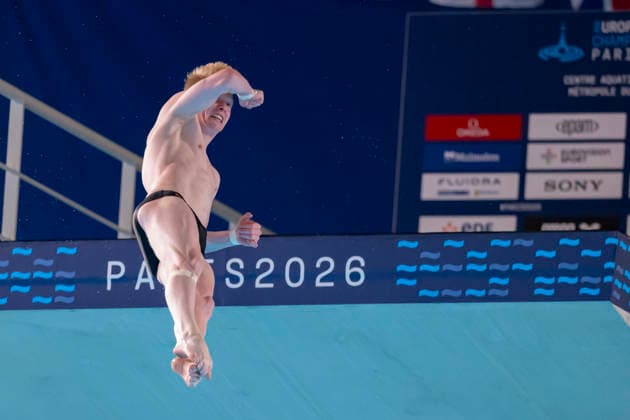 France, Paris, Centre Aquatique Olympique Metropole du Grand Paris, August 6, 2026, European Aquatics Championships – Artistic Swimming, Day 7, Men’s 10m Platform Preliminary, Jaden Eikermann of Germany, Photo by Eibner Pressefoto Tino Henschel European Aquatics Championships Artistic Swimming, Day 7, Men’s 10m Platform Preliminary, Paris Copyright: xEibnerxPressefotox