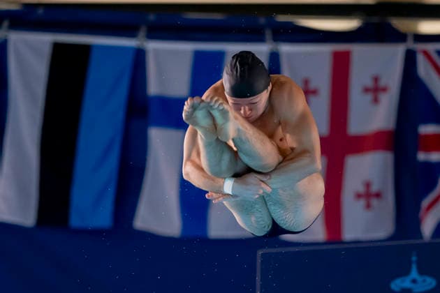 France, Paris, Centre Aquatique Olympique Metropole du Grand Paris, August 6, 2026, European Aquatics Championships – Artistic Swimming, Day 7, Men’s 10m Platform Preliminary, Anton Knoll of Austria, Photo by Eibner Pressefoto Tino Henschel European Aquatics Championships Artistic Swimming, Day 7, Men’s 10m Platform Preliminary, Paris Copyright: xEibnerxPressefotox