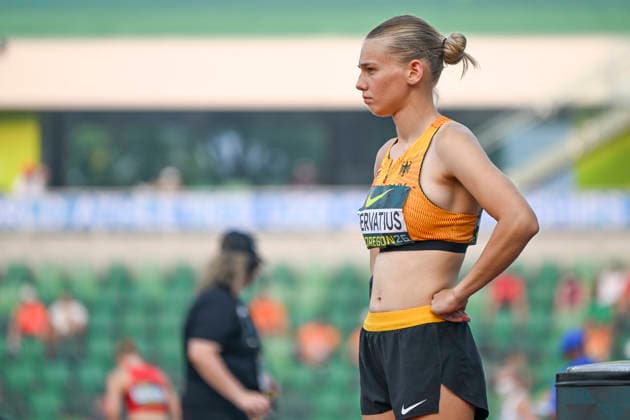 World Athletics U20 Championships, Oregon 2026 EUGENE, UNITED STATES OF AMERICA AUGUST 6, 2026 Elenor Servatius (GER) competing during the World Athletics U20 Championships Oregon 2026 at Hayward Field on August 6, 2026, in Eugene, United States of America Copyright: xBEAUTIFULxSPORTS DecaxText&Bildx