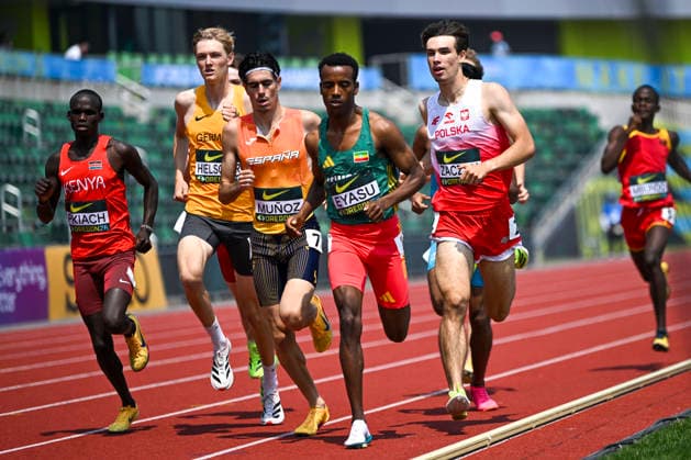 World Athletics U20 Championships, Oregon 2026 EUGENE, UNITED STATES OF AMERICA AUGUST 6, 2026 Theo Hielscher (GER) competing during the World Athletics U20 Championships Oregon 2026 at Hayward Field on August 6, 2026, in Eugene, United States of America Copyright: xBEAUTIFULxSPORTS DecaxText&Bildx