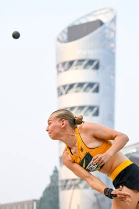 World Athletics U20 Championships, Oregon 2026 EUGENE, UNITED STATES OF AMERICA AUGUST 6, 2026 Elenor Servatius (GER) competing during the World Athletics U20 Championships Oregon 2026 at Hayward Field on August 6, 2026, in Eugene, United States of America Copyright: xBEAUTIFULxSPORTS DecaxText&Bildx