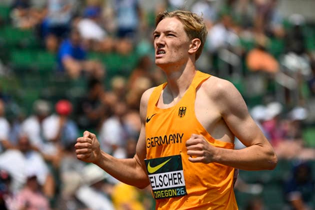 World Athletics U20 Championships, Oregon 2026 EUGENE, UNITED STATES OF AMERICA AUGUST 6, 2026 Theo Hielscher (GER) competing during the World Athletics U20 Championships Oregon 2026 at Hayward Field on August 6, 2026, in Eugene, United States of America Copyright: xBEAUTIFULxSPORTS DecaxText&Bildx