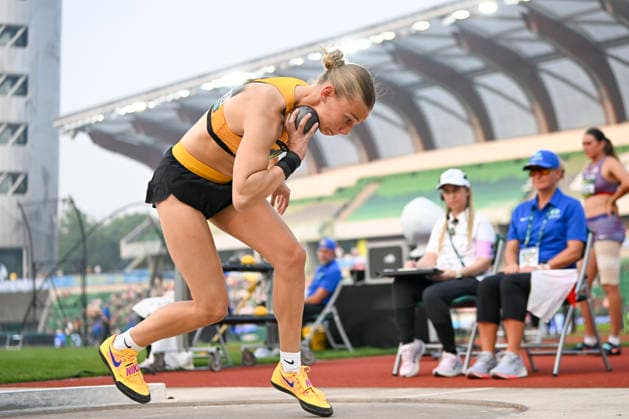 World Athletics U20 Championships, Oregon 2026 EUGENE, UNITED STATES OF AMERICA AUGUST 6, 2026 Elenor Servatius (GER) competing during the World Athletics U20 Championships Oregon 2026 at Hayward Field on August 6, 2026, in Eugene, United States of America Copyright: xBEAUTIFULxSPORTS DecaxText&Bildx